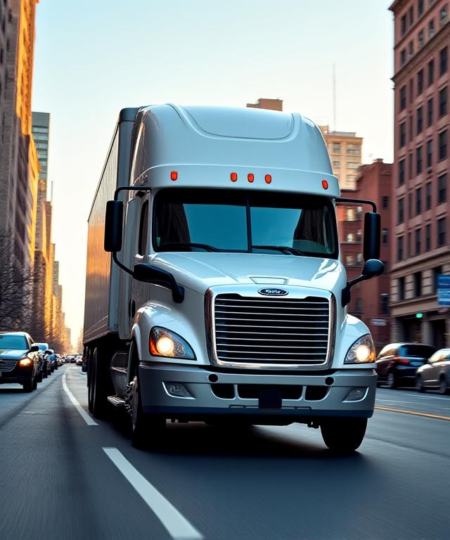 COMPASS VAN & STORAGE CORP. Freight Truck in NYC