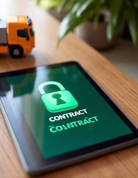 Secure legal documentation for logistics